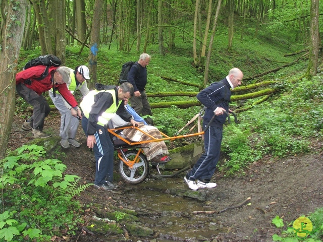 randonnée sportive avec joëlettes, Hastière, 2013