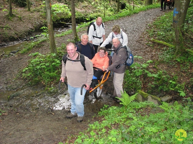 randonnée sportive avec joëlettes, Hastière, 2013