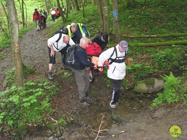 randonnée sportive avec joëlettes, Hastière, 2013