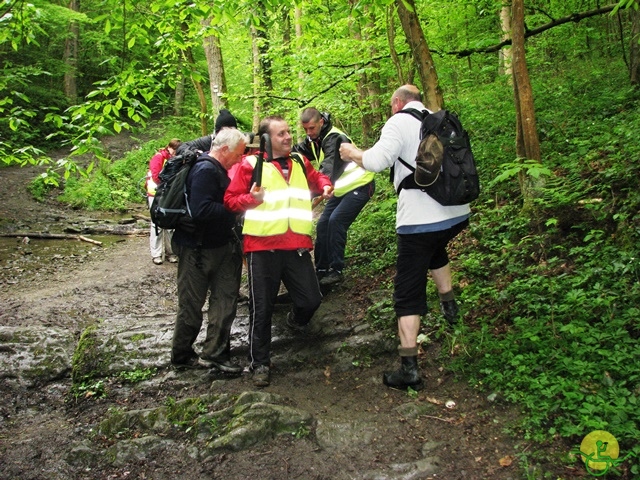 randonnée sportive avec joëlettes, Hastière, 2013