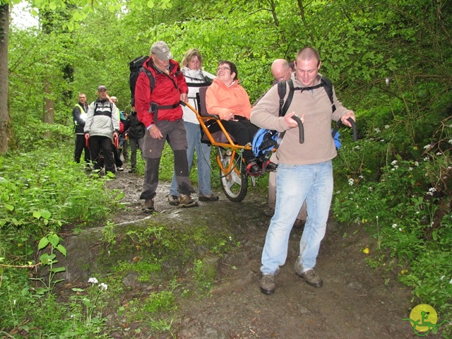 randonnée sportive avec joëlettes, Hastière, 2013