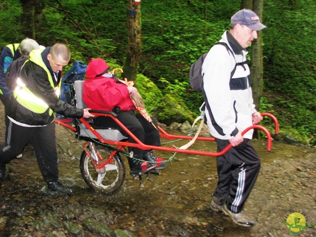 randonnée sportive avec joëlettes, Hastière, 2013