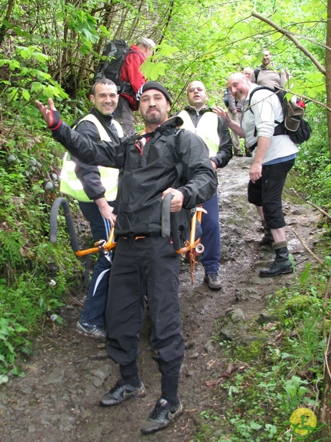 randonnée sportive avec joëlettes, Hastière, 2013