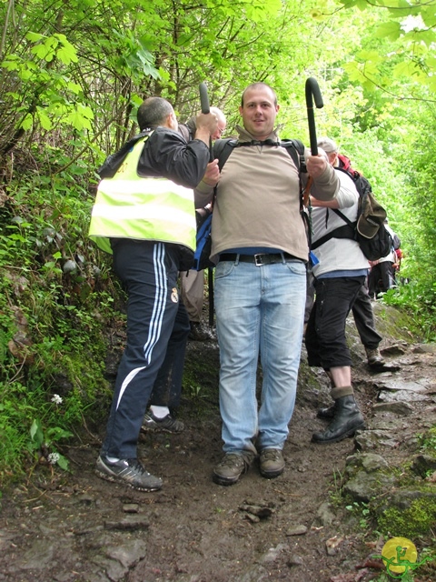 randonnée sportive avec joëlettes, Hastière, 2013