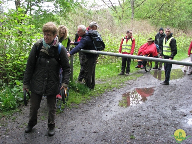 randonnée sportive avec joëlettes, Hastière, 2013