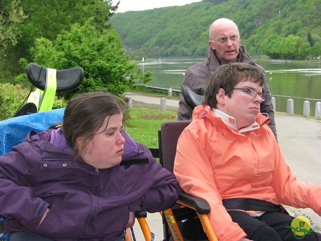 randonnée sportive avec joëlettes, Hastière, 2013