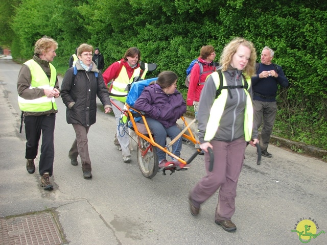 randonnée sportive avec joëlettes, Hastière, 2013