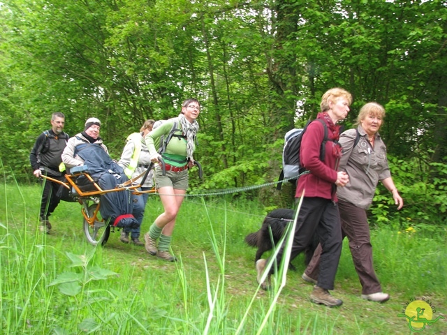 randonnée sportive avec joëlettes, Maredsous, 2013