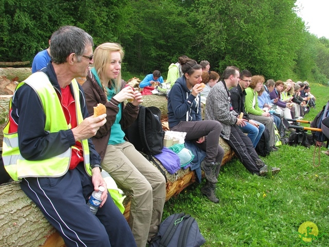 randonnée sportive avec joëlettes, Maredsous, 2013