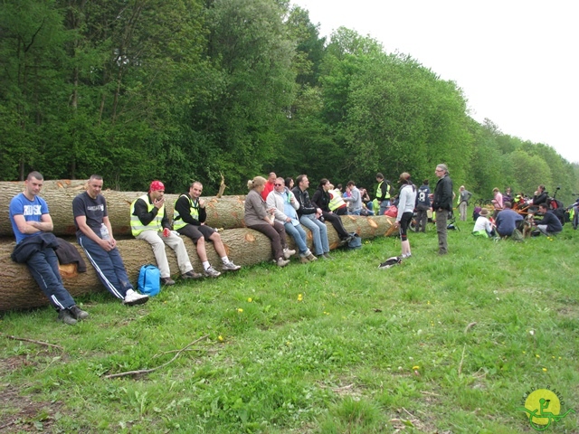 randonnée sportive avec joëlettes, Maredsous, 2013