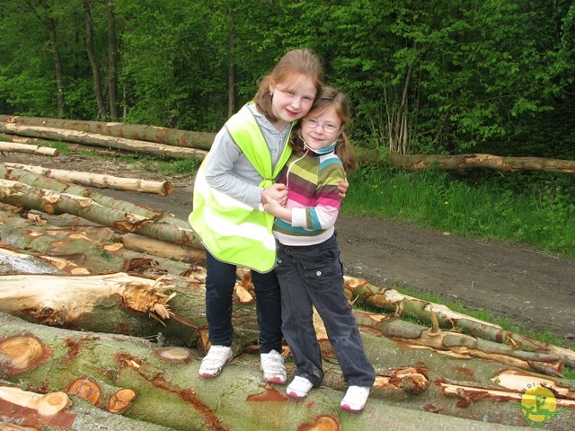 randonnée sportive avec joëlettes, Maredsous, 2013