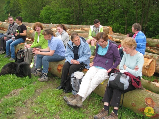 randonnée sportive avec joëlettes, Maredsous, 2013