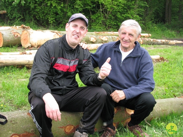 randonnée sportive avec joëlettes, Maredsous, 2013