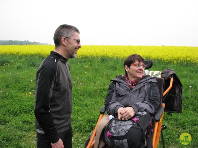 randonnée sportive avec joëlettes, Maredsous, 2013