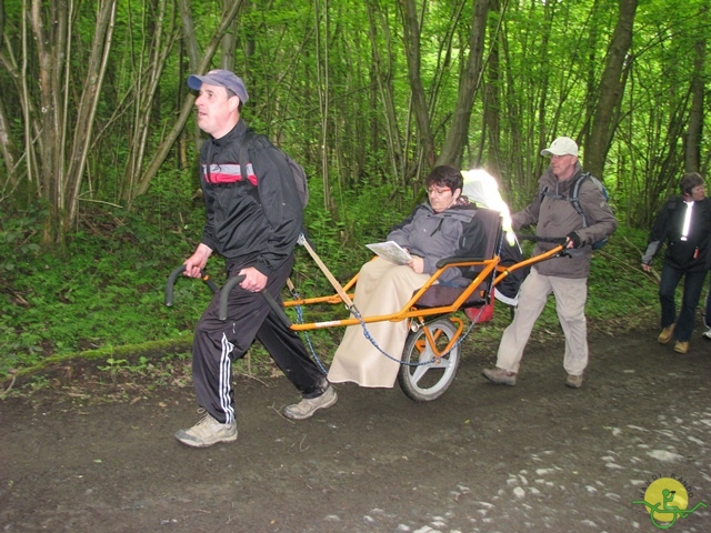 randonnée sportive avec joëlettes, Maredsous, 2013