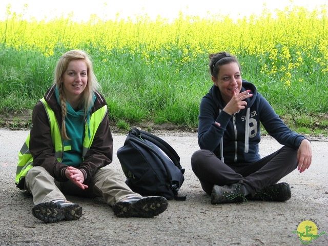 randonnée sportive avec joëlettes, Maredsous, 2013