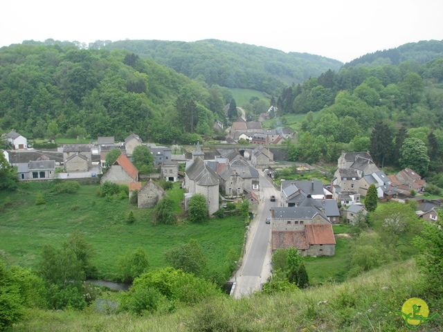 randonnée sportive avec joëlettes, Maredsous, 2013