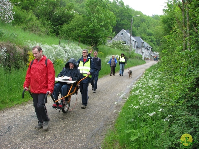 randonnée sportive avec joëlettes, Maredsous, 2013