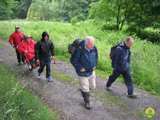 randonnée sportive avec joëlettes, Esneux, 2013