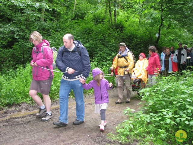 randonnée sportive avec joëlettes, Esneux, 2013