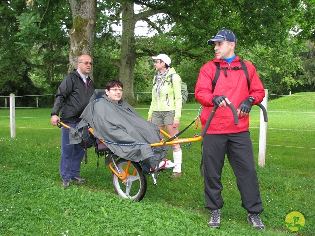 randonnée sportive avec joëlettes, Esneux, 2013