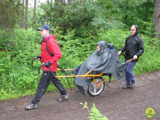 randonnée sportive avec joëlettes, Esneux, 2013