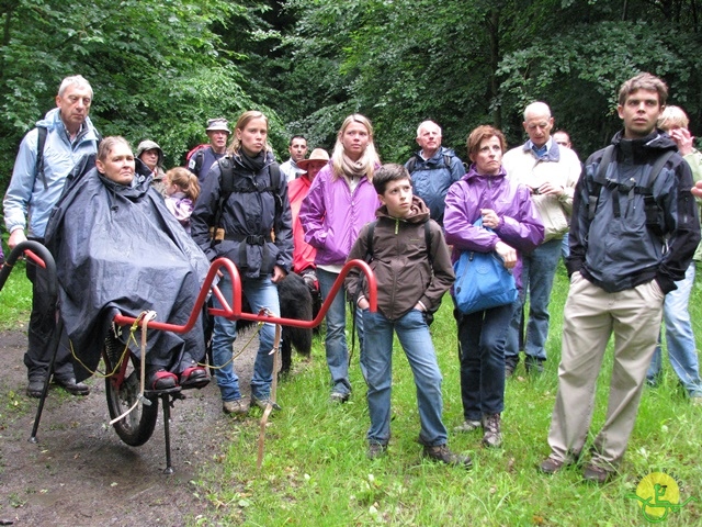 randonnée sportive avec joëlettes, Esneux, 2013