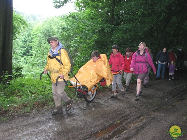 randonnée sportive avec joëlettes, Esneux, 2013