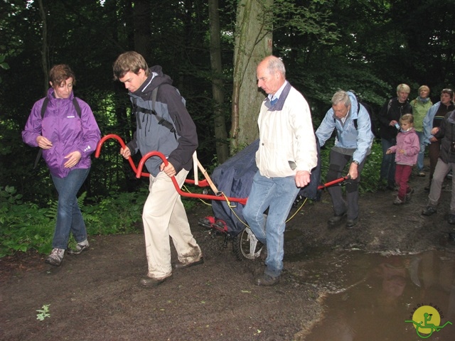 randonnée sportive avec joëlettes, Esneux, 2013