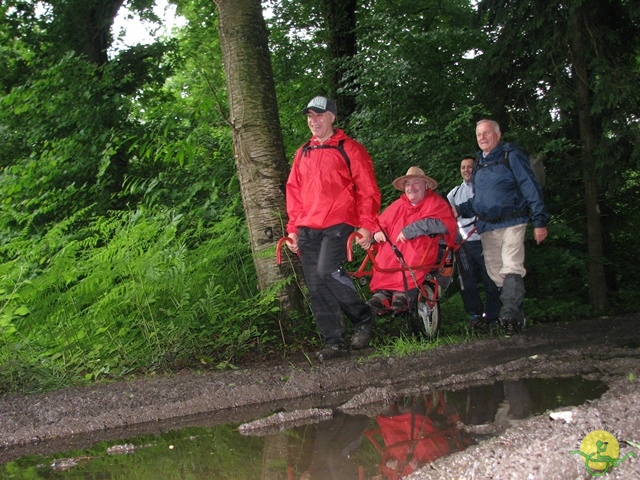 randonnée sportive avec joëlettes, Esneux, 2013