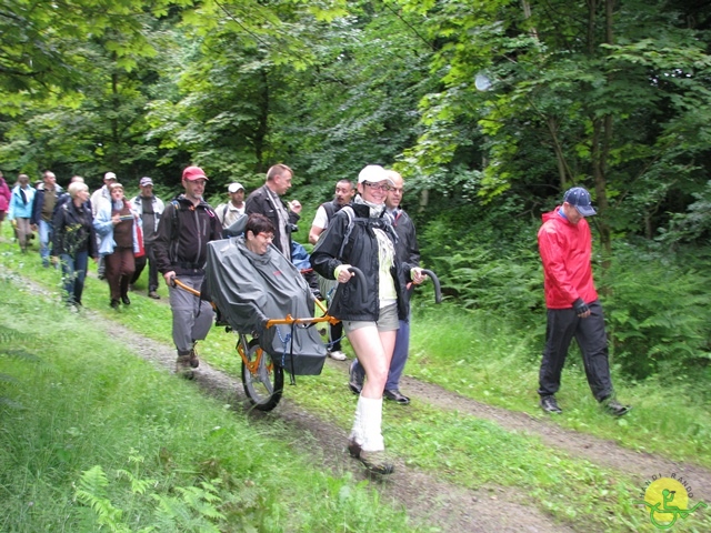 randonnée sportive avec joëlettes, Esneux, 2013