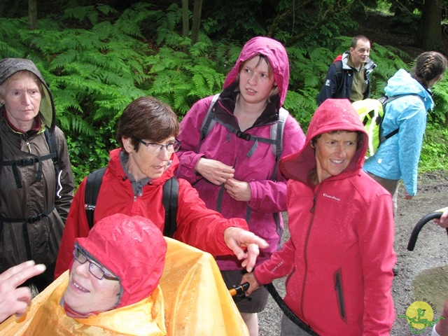 randonnée sportive avec joëlettes, Esneux, 2013