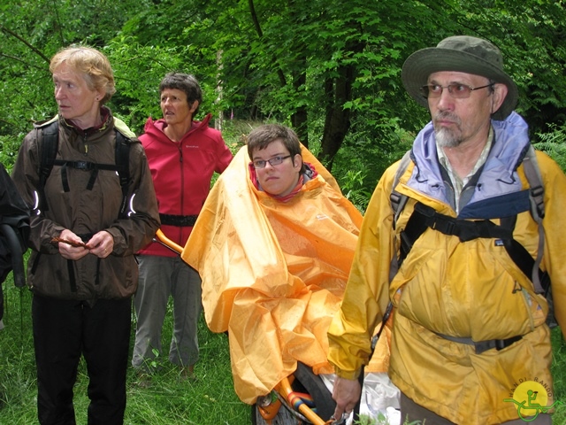 randonnée sportive avec joëlettes, Esneux, 2013