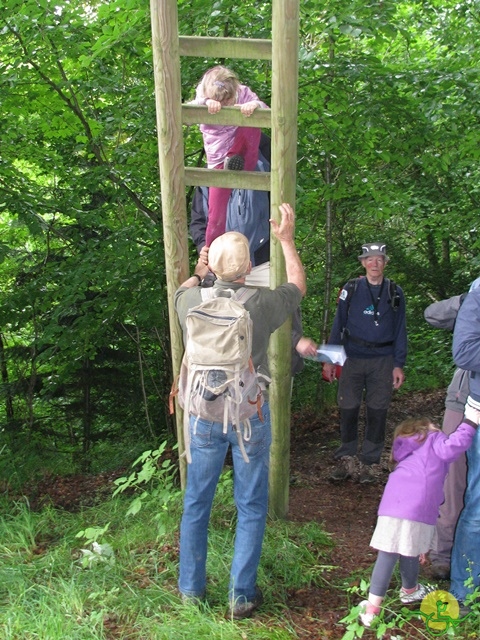 randonnée sportive avec joëlettes, Esneux, 2013