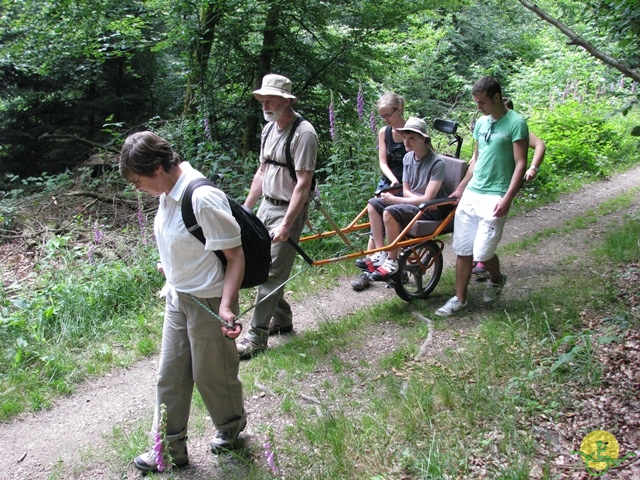 randonnée sportive avec joëlettes, Habay-la-Neuve, 2013