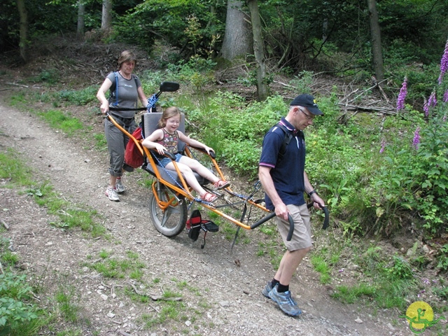 randonnée sportive avec joëlettes, Habay-la-Neuve, 2013