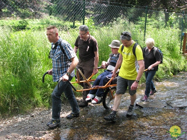 randonnée sportive avec joëlettes, Habay-la-Neuve, 2013