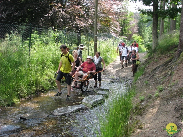 randonnée sportive avec joëlettes, Habay-la-Neuve, 2013