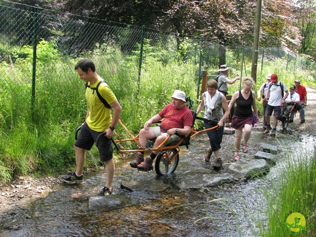 randonnée sportive avec joëlettes, Habay-la-Neuve, 2013