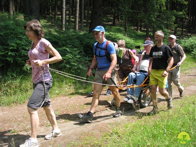 randonnée sportive avec joëlettes, Habay-la-Neuve, 2013