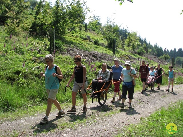 randonnée sportive avec joëlettes, Habay-la-Neuve, 2013