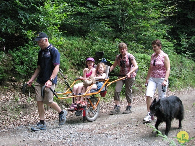 randonnée sportive avec joëlettes, Habay-la-Neuve, 2013