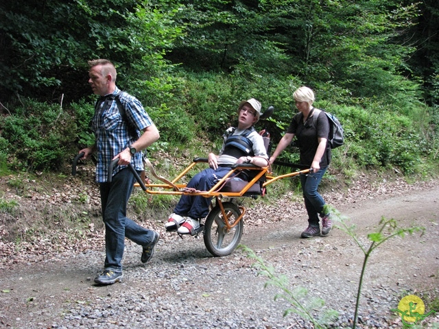 randonnée sportive avec joëlettes, Habay-la-Neuve, 2013