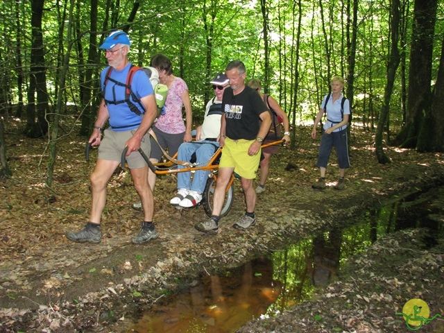 randonnée sportive avec joëlettes, Habay-la-Neuve, 2013