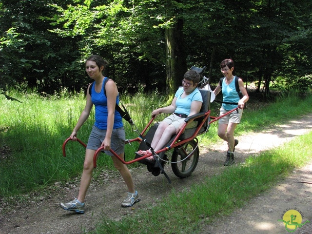 randonnée sportive avec joëlettes, Habay-la-Neuve, 2013