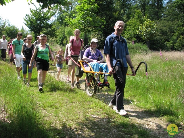 randonnée sportive avec joëlettes, Habay-la-Neuve, 2013