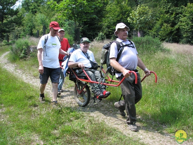 randonnée sportive avec joëlettes, Habay-la-Neuve, 2013