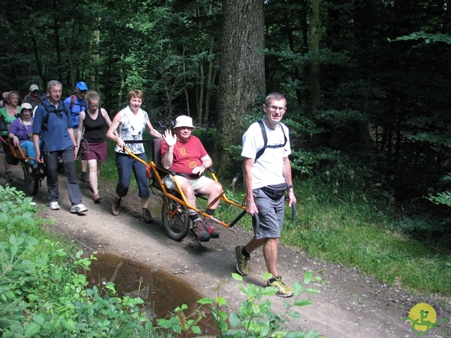 randonnée sportive avec joëlettes, Habay-la-Neuve, 2013