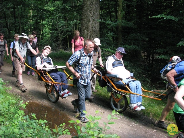 randonnée sportive avec joëlettes, Habay-la-Neuve, 2013