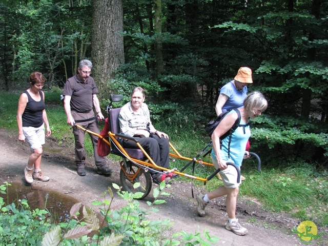 randonnée sportive avec joëlettes, Habay-la-Neuve, 2013